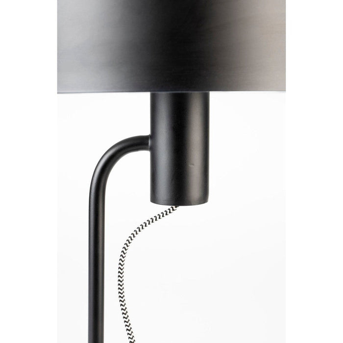 Vloerlamp Landon Metaal Zwart Ø24x135 cm E27-Vloerlampen-Creating Home