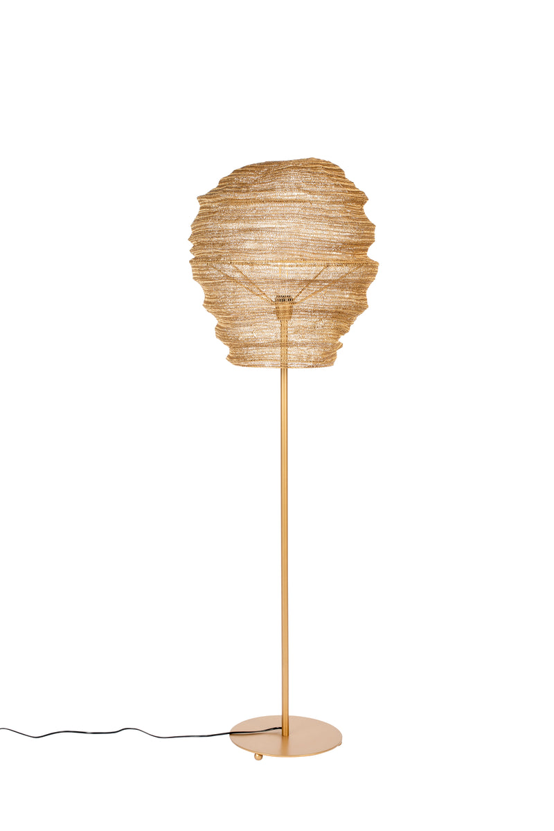 Vloerlamp Lena Brass Metaal Goud Ø51x154 cm E27-Vloerlampen-Creating Home