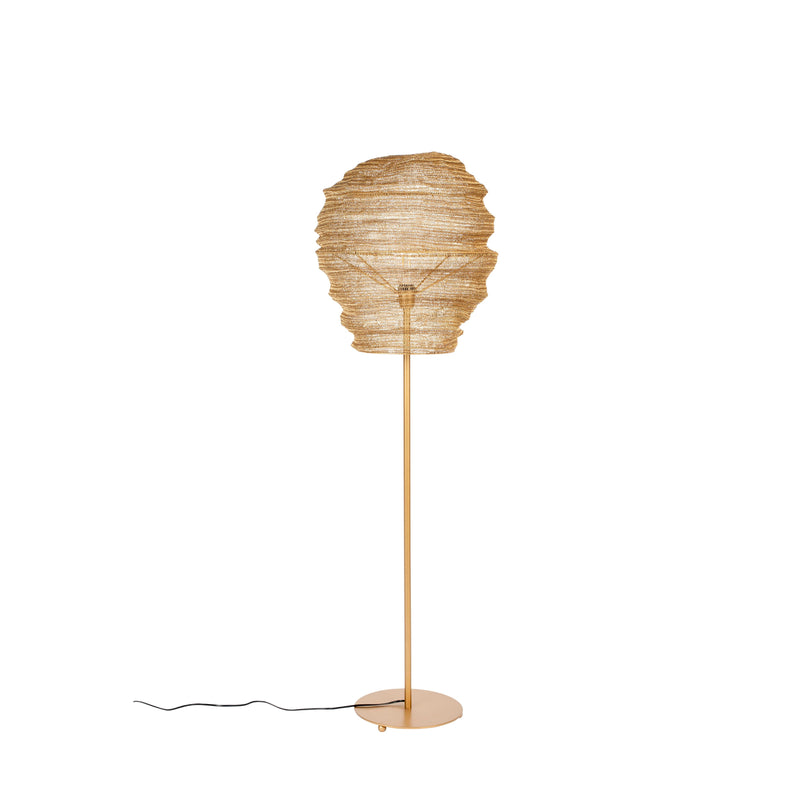 Vloerlamp Lena Brass Metaal Goud Ø51x154 cm E27-Vloerlampen-Creating Home