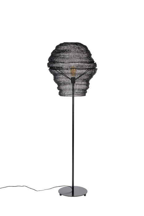Vloerlamp Lena Metaal Zwart Ø51x154 cm E27-Vloerlampen-Creating Home
