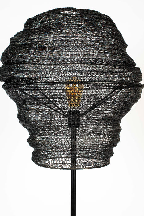 Vloerlamp Lena Metaal Zwart Ø51x154 cm E27-Vloerlampen-Creating Home