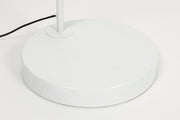 Vloerlamp Martine Metaal, Cotton,Polyester Wit 160x50 cm E27-Vloerlampen-Creating Home