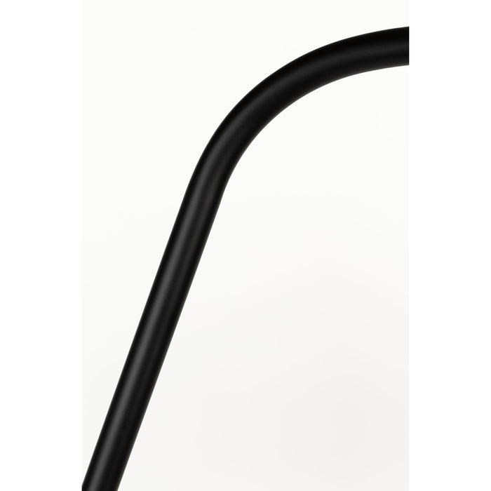 Vloerlamp Martine Metaal, Cotton,Polyester Zwart 160x50 cm E27-Vloerlampen-Creating Home