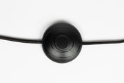 Vloerlamp Martine Metaal, Cotton,Polyester Zwart 160x50 cm E27-Vloerlampen-Creating Home