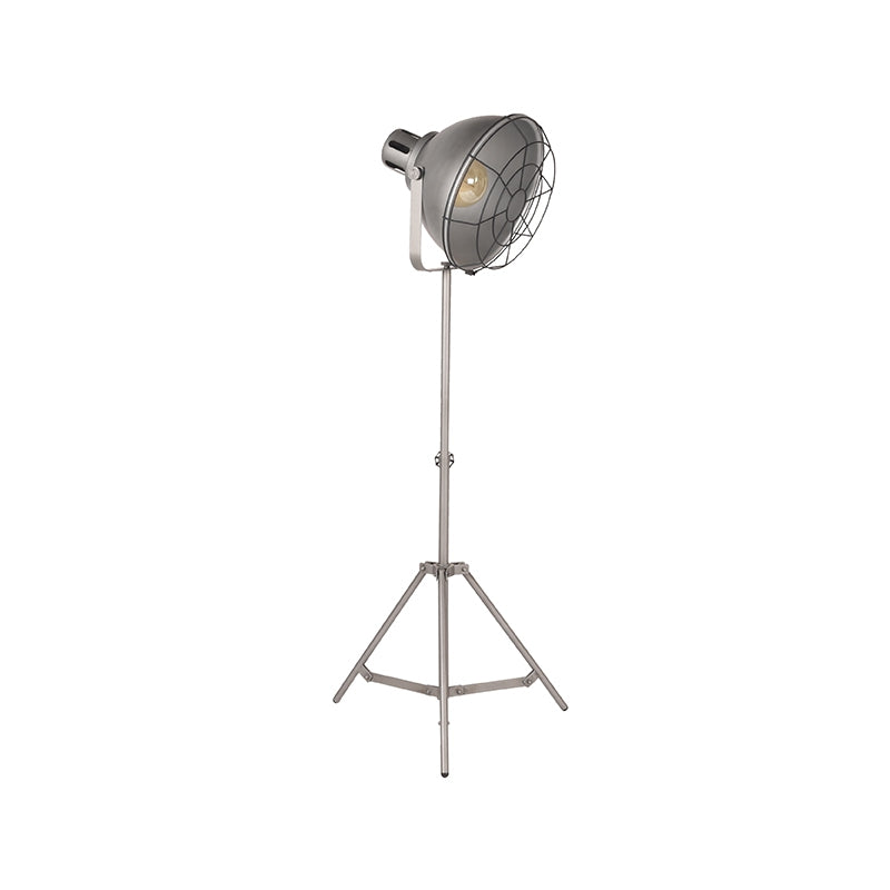 Vloerlamp Max Burned Steel Metaal - 60x60x170 cm-Vloerlampen-LABEL51