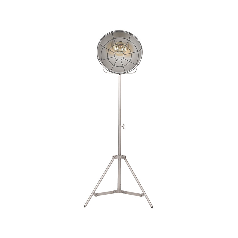 Vloerlamp Max Burned Steel Metaal - 60x60x170 cm-Vloerlampen-LABEL51