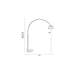 Vloerlamp Metal Bow (new) Metaal Zilver 39x170 cm E27-Vloerlampen-Creating Home