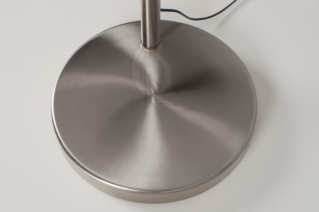 Vloerlamp Metal Bow (new) Metaal Zilver 39x170 cm E27-Vloerlampen-Creating Home