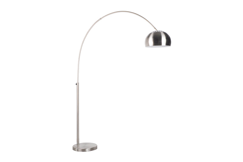 Vloerlamp Metal Bow (new) Metaal Zilver 39x170 cm E27-Vloerlampen-Creating Home