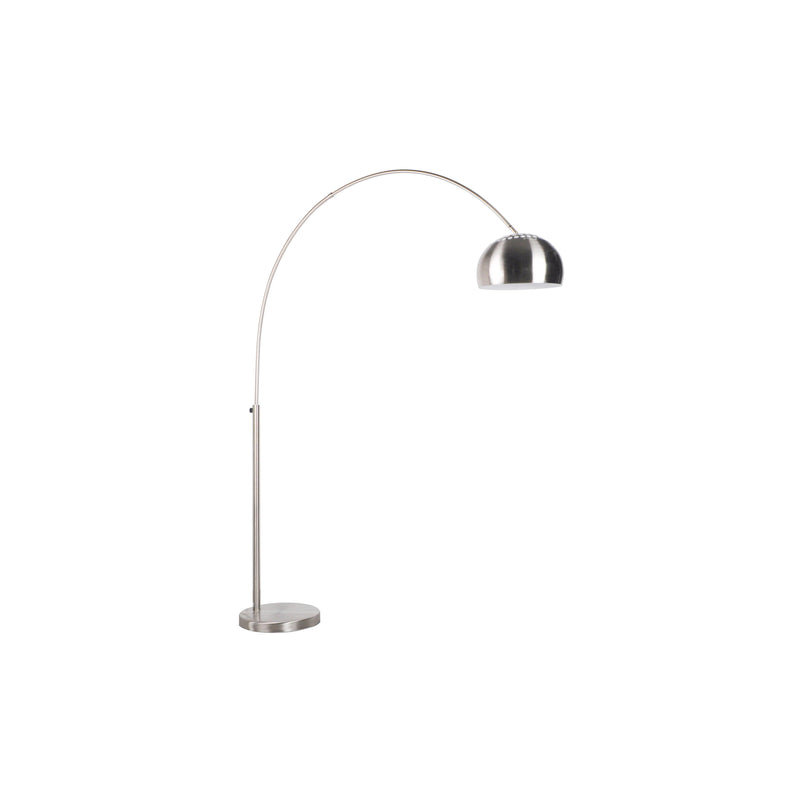 Vloerlamp Metal Bow (new) Metaal Zilver 39x170 cm E27-Vloerlampen-Creating Home