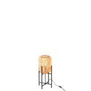Vloerlamp Naturel Bamboe S 24 cm 24.5x24.5x53 cm-Vloerlampen-J-Line