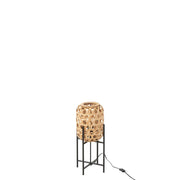 Vloerlamp Naturel Bamboe S 24 cm 24.5x24.5x53 cm-Vloerlampen-J-Line
