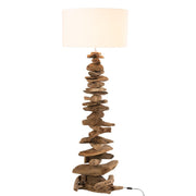 Vloerlamp Naturel Drift hout 41 cm 60.5x60.5x167.5 cm-Vloerlampen-J-Line