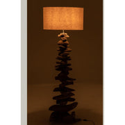 Vloerlamp Naturel Drift hout 41 cm 60.5x60.5x167.5 cm-Vloerlampen-J-Line