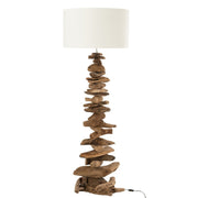 Vloerlamp Naturel Drift hout 41 cm 60.5x60.5x167.5 cm-Vloerlampen-J-Line