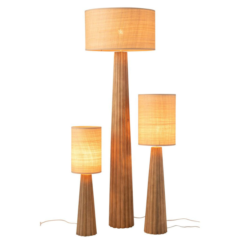 Vloerlamp Naturel Electrical part 48 cm 48x48x157 cm-Vloerlampen-J-Line