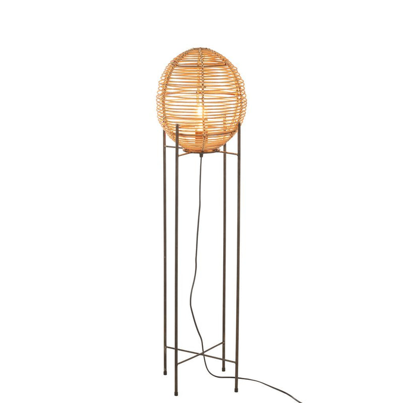 Vloerlamp Naturel Ijzer 32 cm 32x32x120 cm-Vloerlampen-J-Line