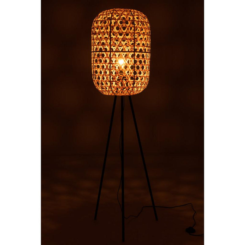 Vloerlamp Naturel Ijzer Rond 42 cm 42x48x160 cm-Vloerlampen-J-Line