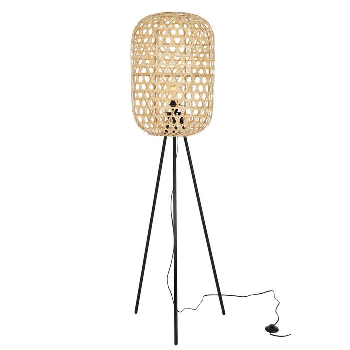 Vloerlamp Naturel Ijzer Rond 42 cm-Vloerlampen-J-Line