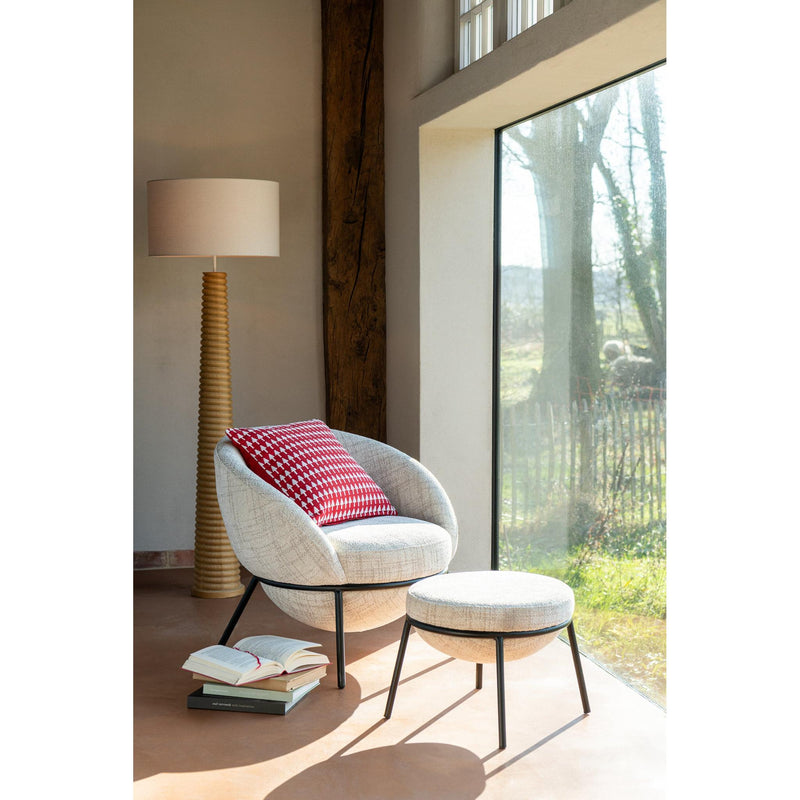 Vloerlamp Naturel Linnen 48 cm 48x48x160 cm-Vloerlampen-J-Line