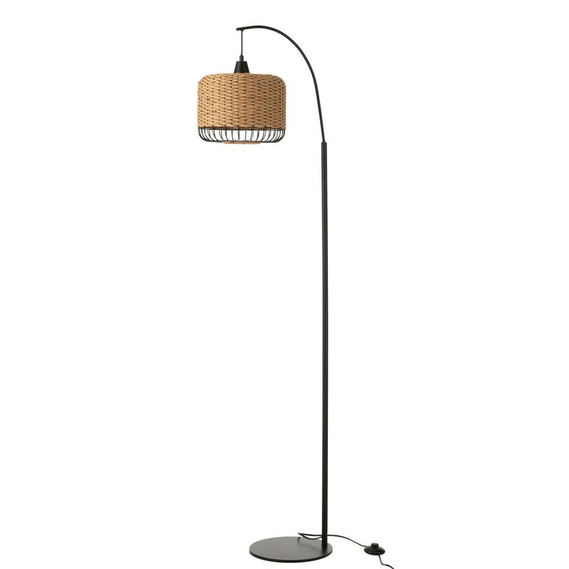 Vloerlamp Naturel Metaal 27 cm 27x56x168 cm-Vloerlampen-J-Line