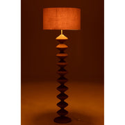 Vloerlamp Naturel Populierenhout 48 cm 48x48x156 cm-Vloerlampen-J-Line