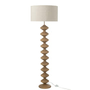 Vloerlamp Naturel Populierenhout 48 cm 48x48x156 cm-Vloerlampen-J-Line
