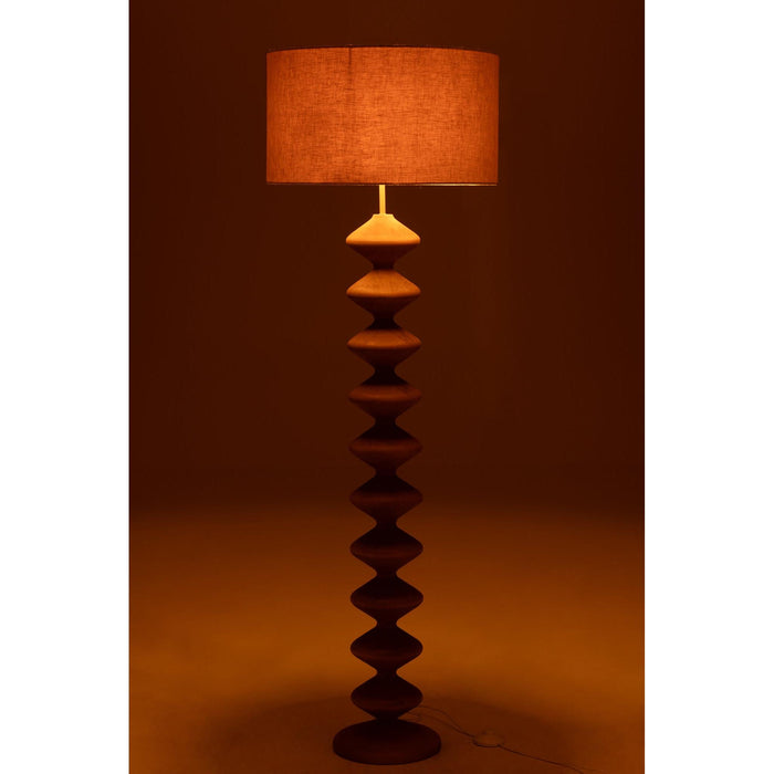 Vloerlamp Naturel Populierenhout 48 cm-Vloerlampen-J-Line