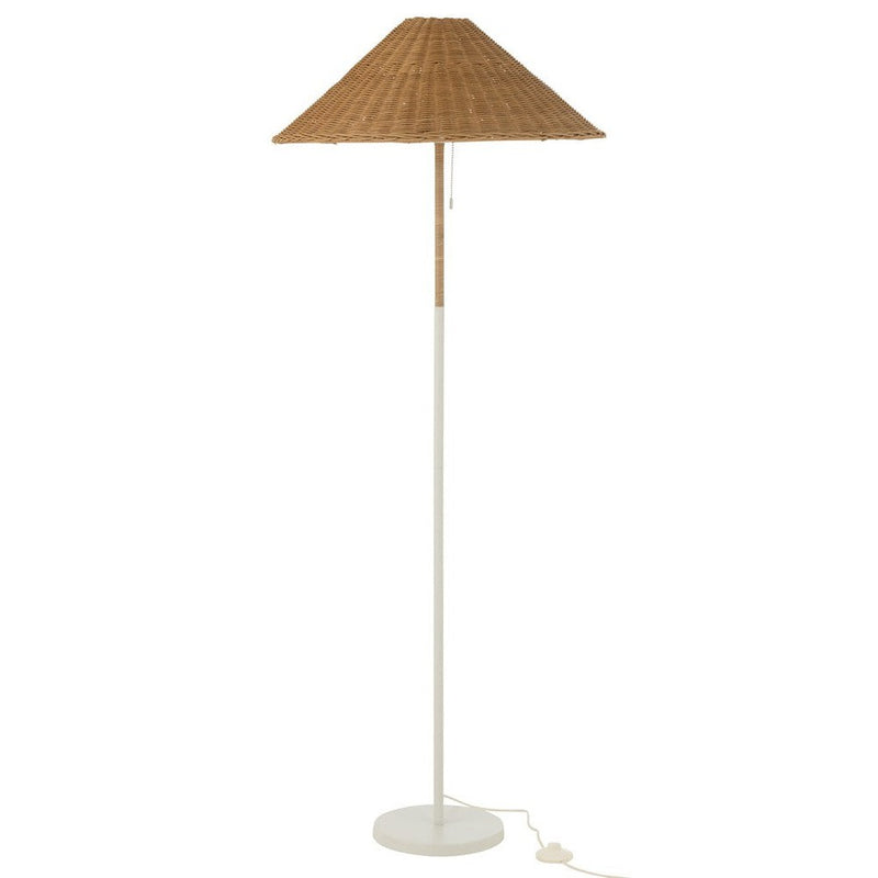 Vloerlamp Naturel Rotan 61 cm 61x61x154 cm-Vloerlampen-J-Line