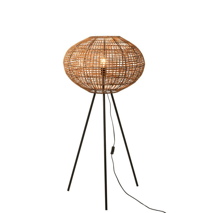 Vloerlamp Naturel Rotan S 61 cm-Vloerlampen-J-Line