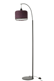 Vloerlamp Paars Paper 27 cm 27x56x168 cm-Vloerlampen-J-Line