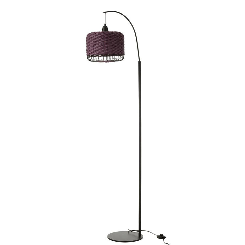 Vloerlamp Paars Paper 27 cm 27x56x168 cm-Vloerlampen-J-Line