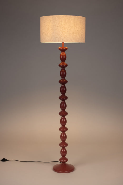 Vloerlamp Pim IJzer Rood – detail