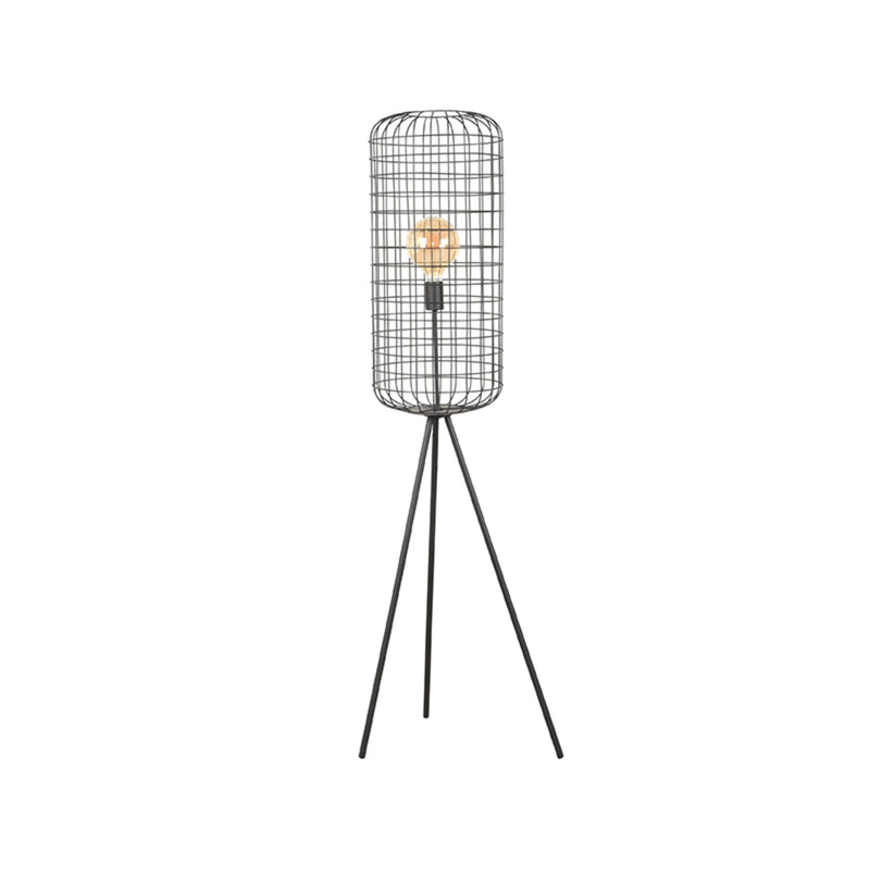 Vloerlamp Solido Zwart Metaal - 31x31x146 cm-Vloerlampen-LABEL51