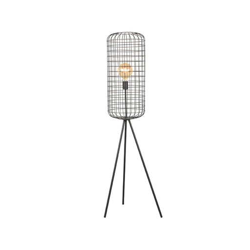 Vloerlamp Solido Zwart Metaal - 31x31x146 cm-Vloerlampen-LABEL51