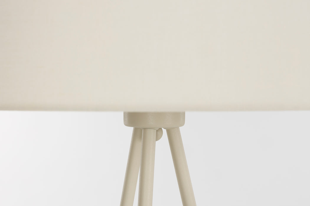 Vloerlamp Susie Metaal Beige 45x45 cm E27-Vloerlampen-Creating Home