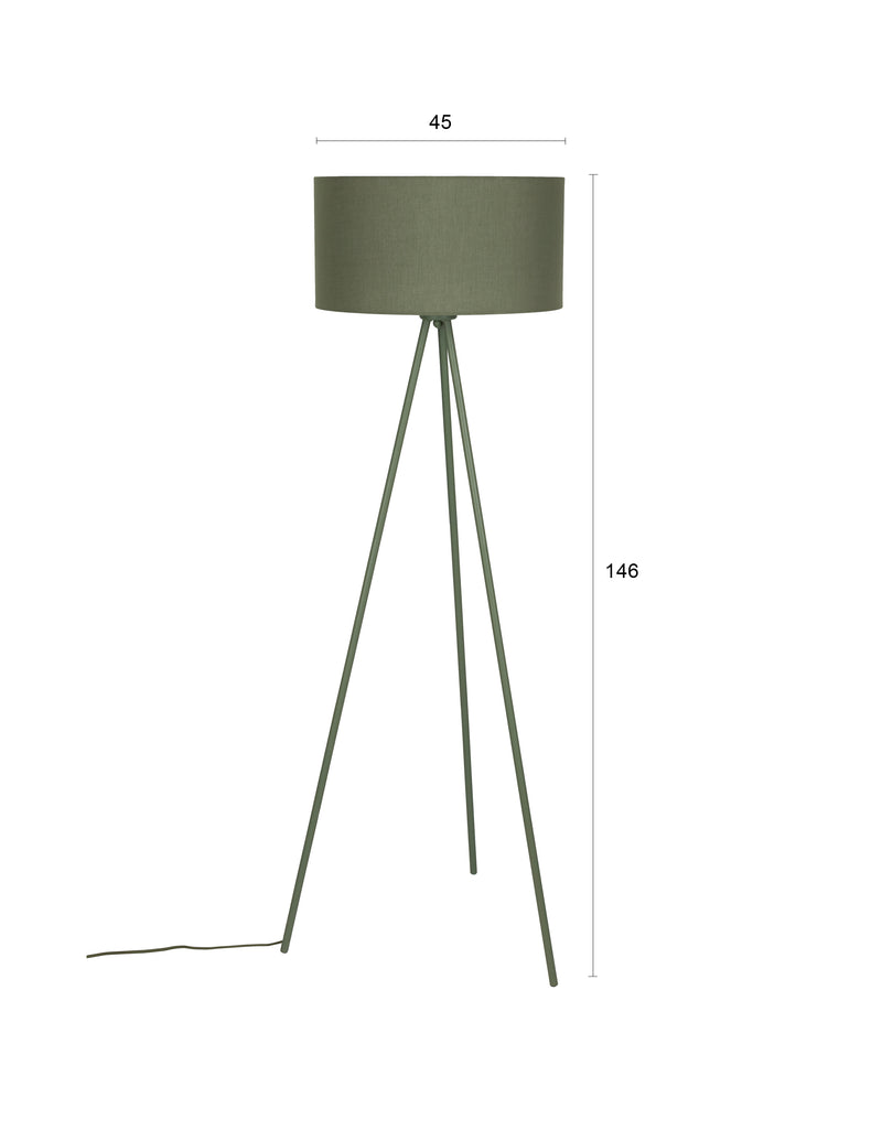 Vloerlamp Susie Metaal Groen 45x45 cm E27-Vloerlampen-Creating Home