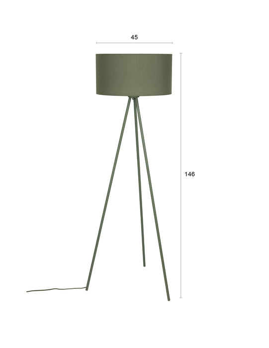 Vloerlamp Susie Metaal Groen 45x45 cm E27-Vloerlampen-Creating Home
