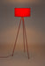 Vloerlamp Susie Metaal Rood 45x45 cm E27-Vloerlampen-Creating Home