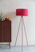 Vloerlamp Susie Metaal Rood 45x45 cm E27-Vloerlampen-Creating Home