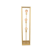 Vloerlamp Tetto Antiek Goud Metaal - 30x30x135 cm-Vloerlampen-LABEL51