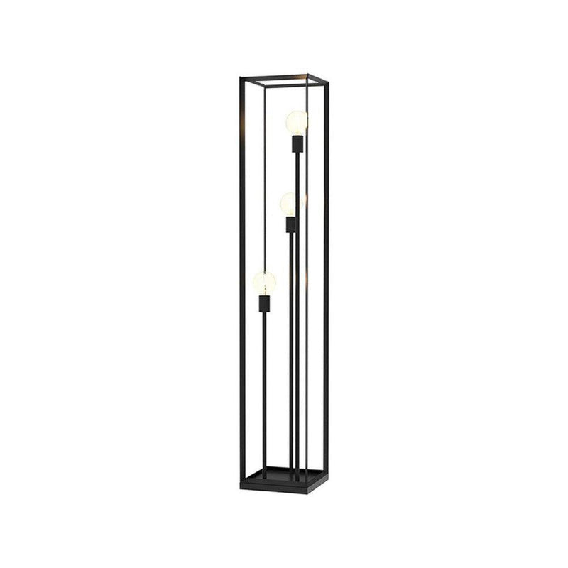 Vloerlamp Tetto Zwart Metaal - 30x30x135 cm-Vloerlampen-LABEL51
