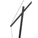 Vloerlamp Tokio Metaal, Cotton,Polyester Zwart 168x50 cm E27