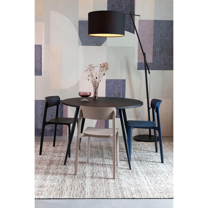 Vloerlamp Tokio Metaal, Cotton,Polyester Zwart 168x50 cm E27