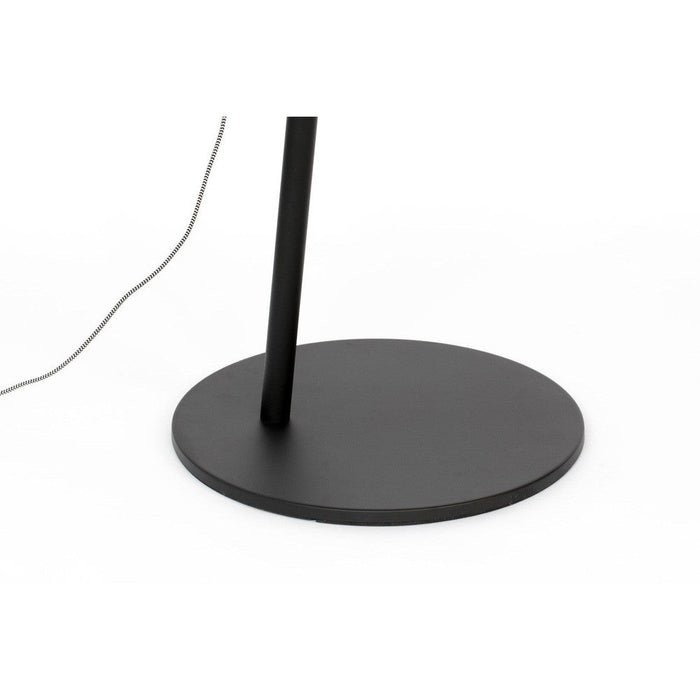 Vloerlamp Tokio Metaal, Cotton,Polyester Zwart 168x50 cm E27-Vloerlampen-Creating Home