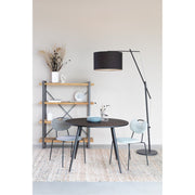 Vloerlamp Tokio Metaal, Cotton,Polyester Zwart 168x50 cm E27-Vloerlampen-Creating Home