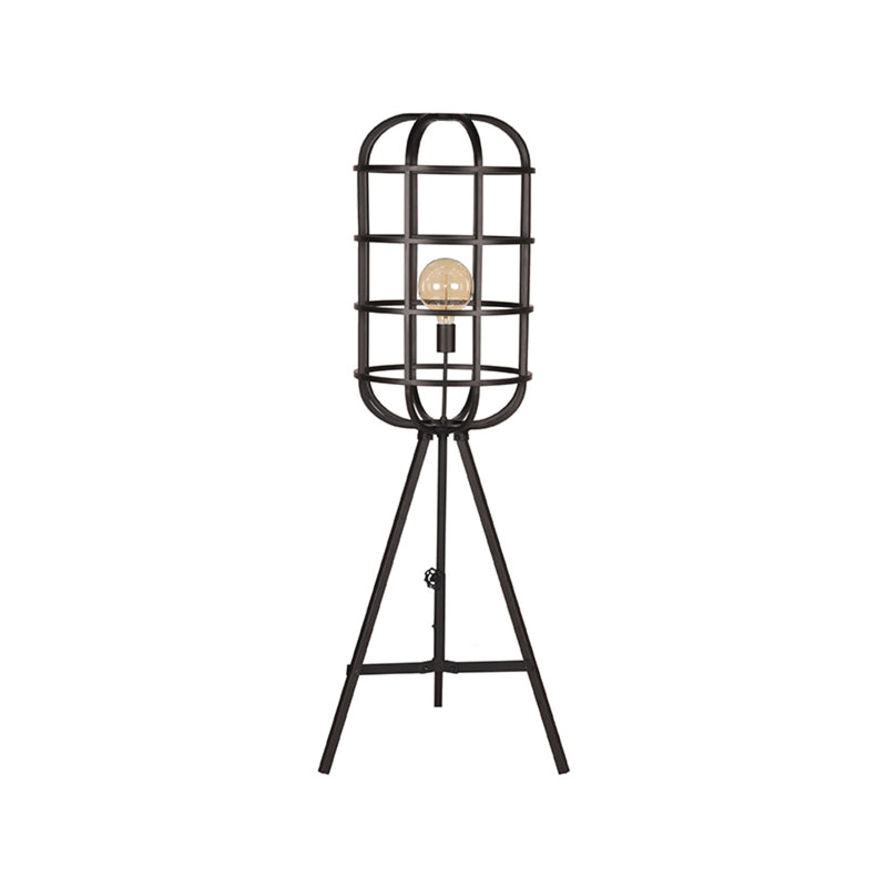 Vloerlamp Twine Zwart Metaal SALE 50x50x145 cm-Vloerlampen-LABEL51