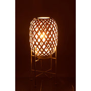 Vloerlamp Wit Bamboe 26 cm 26x26x63 cm-Vloerlampen-J-Line