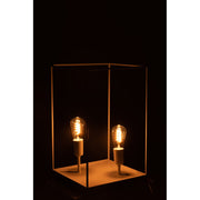 Vloerlamp Wit Ijzer Rechthoekig 30 cm 30.5x30.5x51 cm-Vloerlampen-J-Line