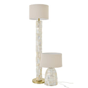 Vloerlamp Wit Shell 47 cm 47x47x156.2 cm-Vloerlampen-J-Line